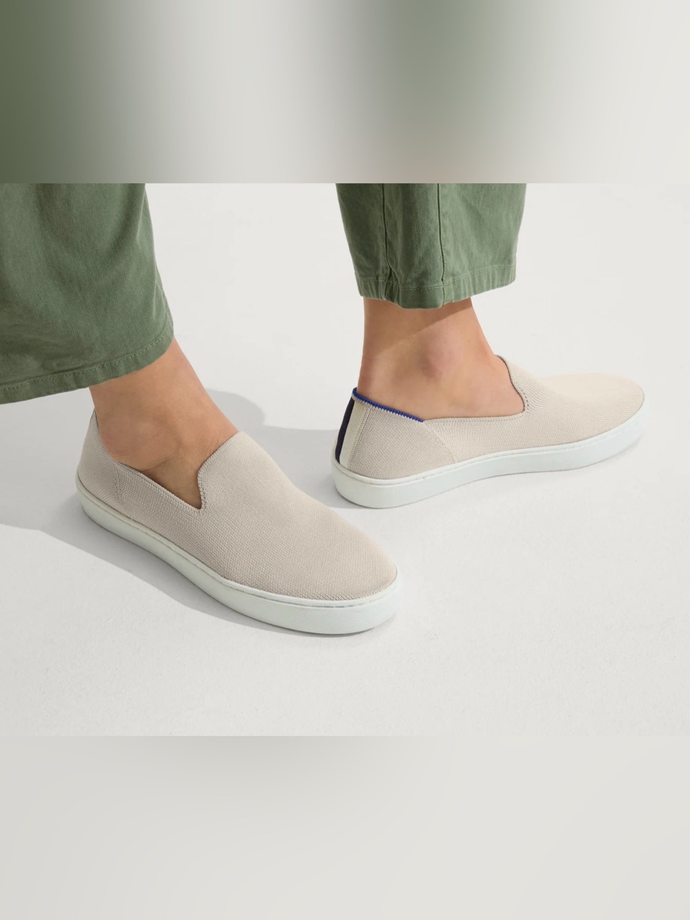Rothy- The original slip on sneaker - Sand - Size 7.5